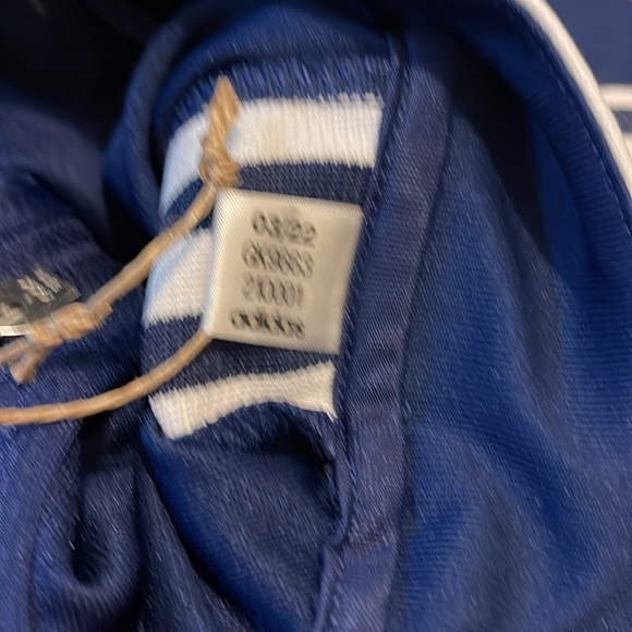 ADIDAS LONG SLEEVE FULL ZIP MOCK NECK PRINCETON RUN JACKET NAVY - M - Picture 4 of 4